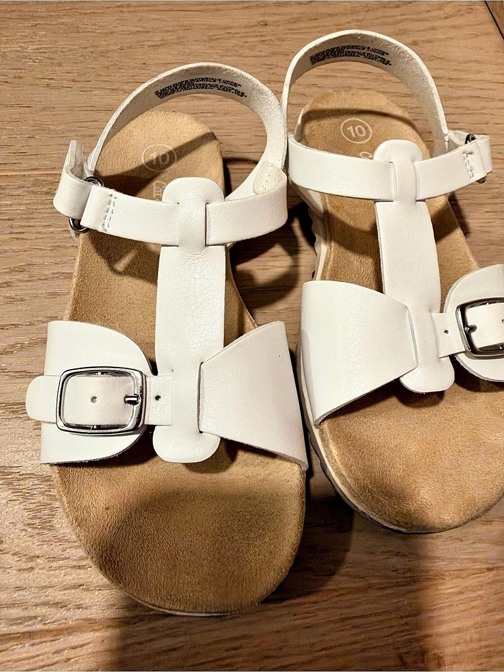 Girls Cat & Jack Sandals White US 10